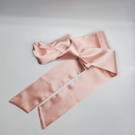 Ceinture de satin Rose